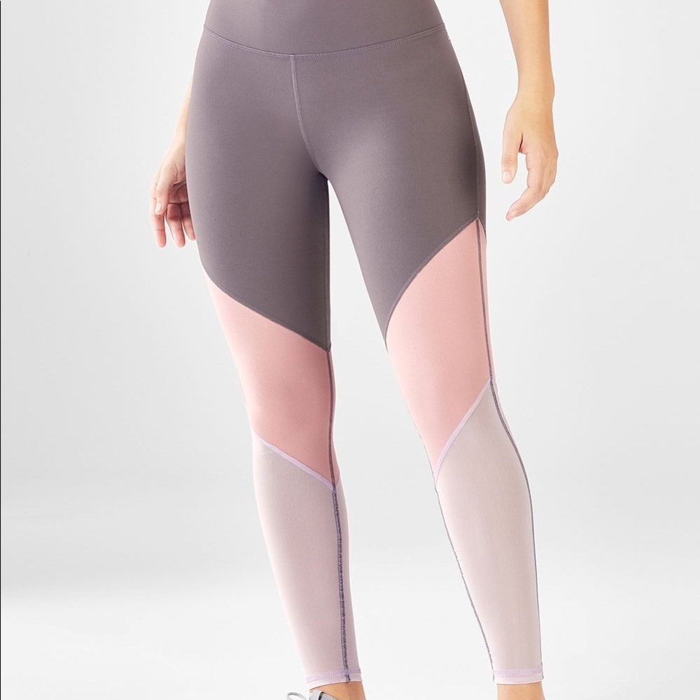 Fabletics High Waist Mesh Powerhold Leggings